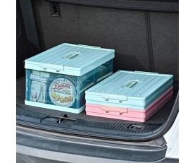 투명 접이식 다용도 정리함 55L