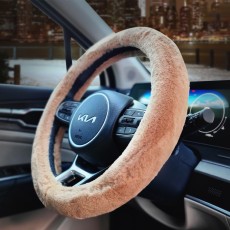 차량용 극세사 겨울 털 핸들커버